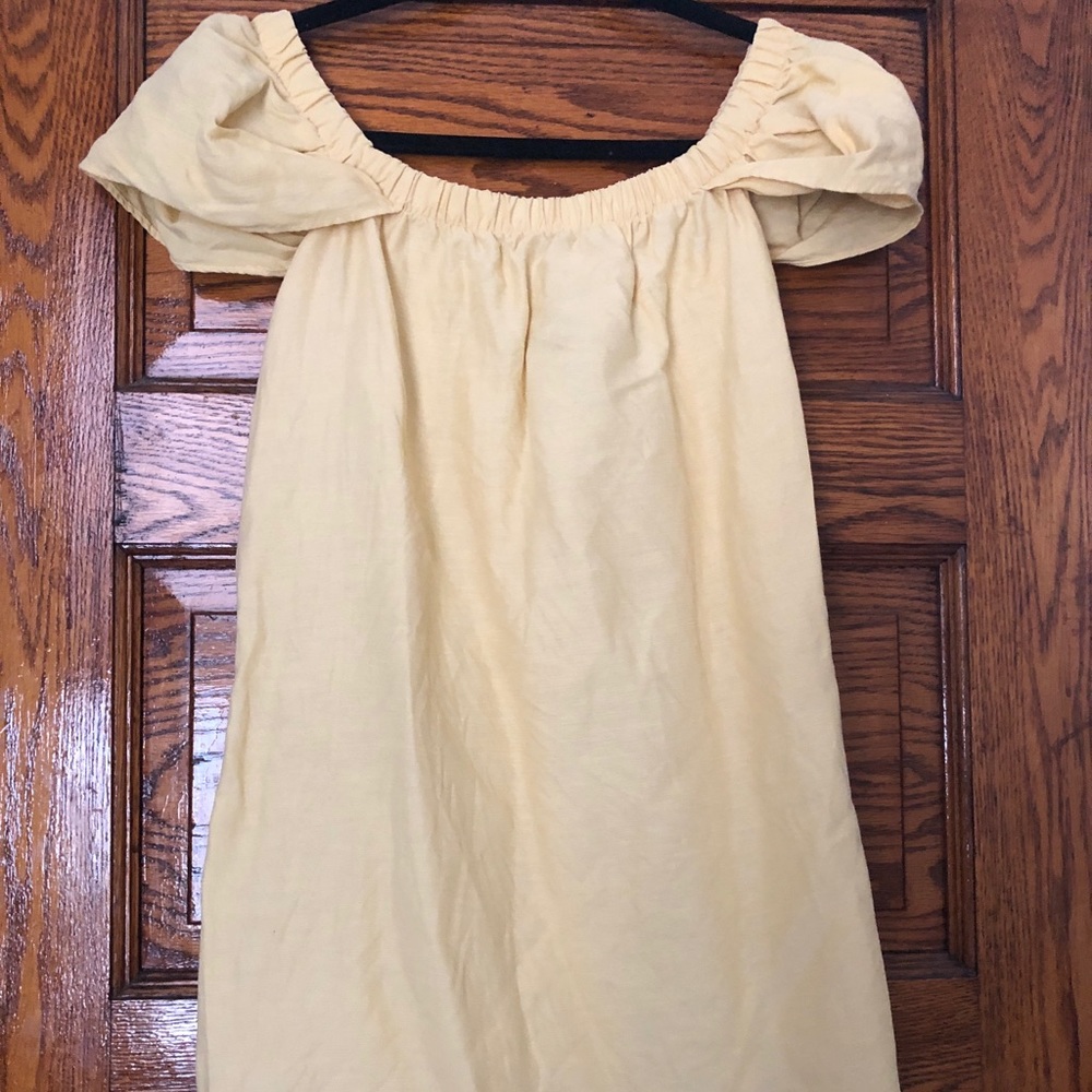 Reformation off the shoulder dress